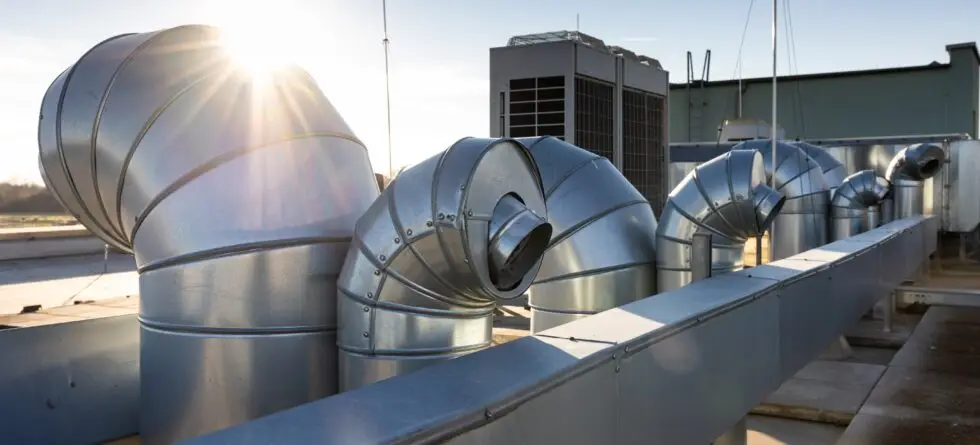 ExternalUnitOfCommercialAirConditioningAndVentilationSystemInstalled